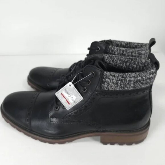 NWOB LA MILANO THOMAS GENUINE LEATHER Cap Toe Lace Up Casual Oxford Boots B51573 main image 5
